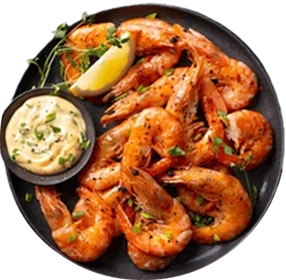 Prawn plate